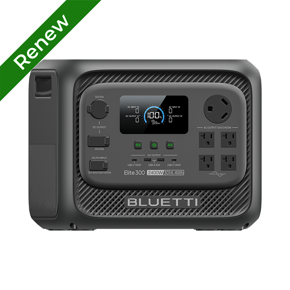 BLUETTI Elite 300 2400W Portable Power Station Generator