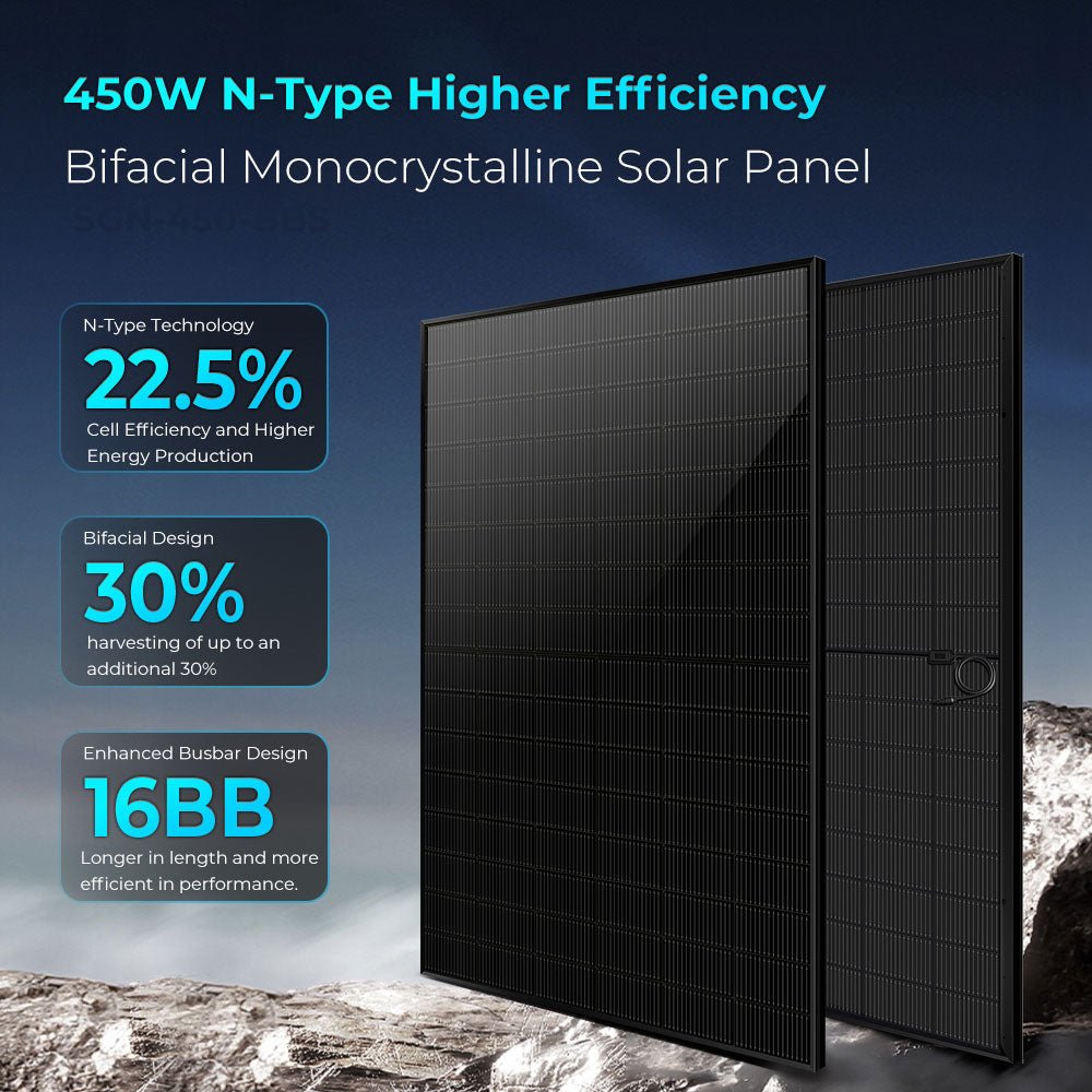 SunGoldPower 10000W 48V 20.48kWh Off-Grid Solar Kit SGR-10K20E