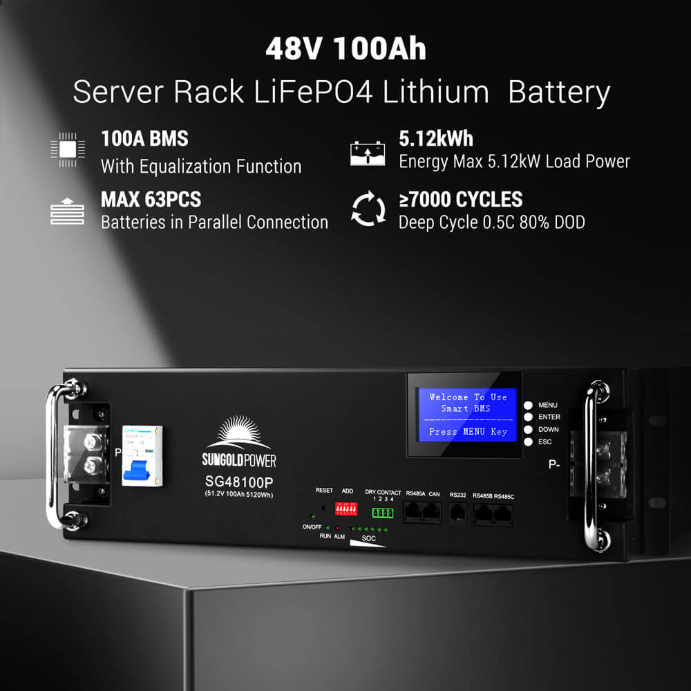 SunGoldPower 10000W 48V 20.48kWh Off-Grid Solar Kit SGR-10K20E