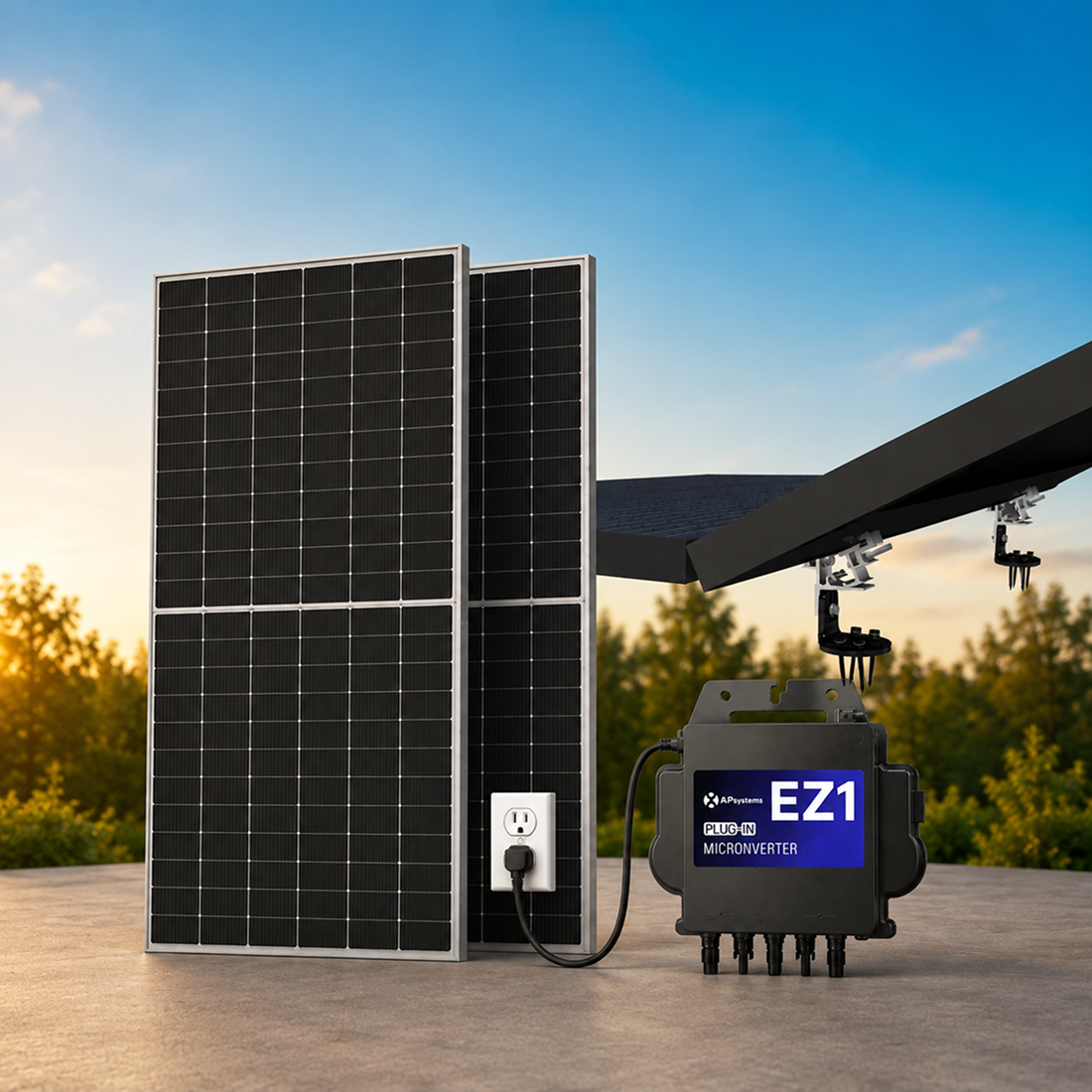 APsystems 1180W Plug-In Solar Kit EZ1-LV-NA