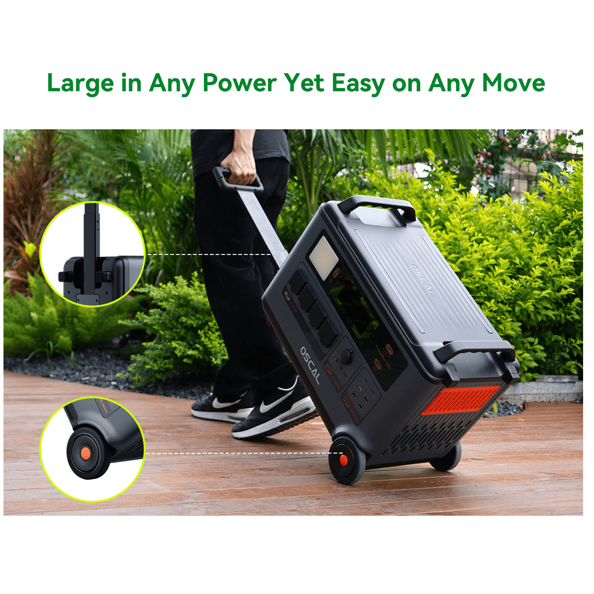 Oscal PowerMax 6000 Portable Power Station 6000W 3600Wh