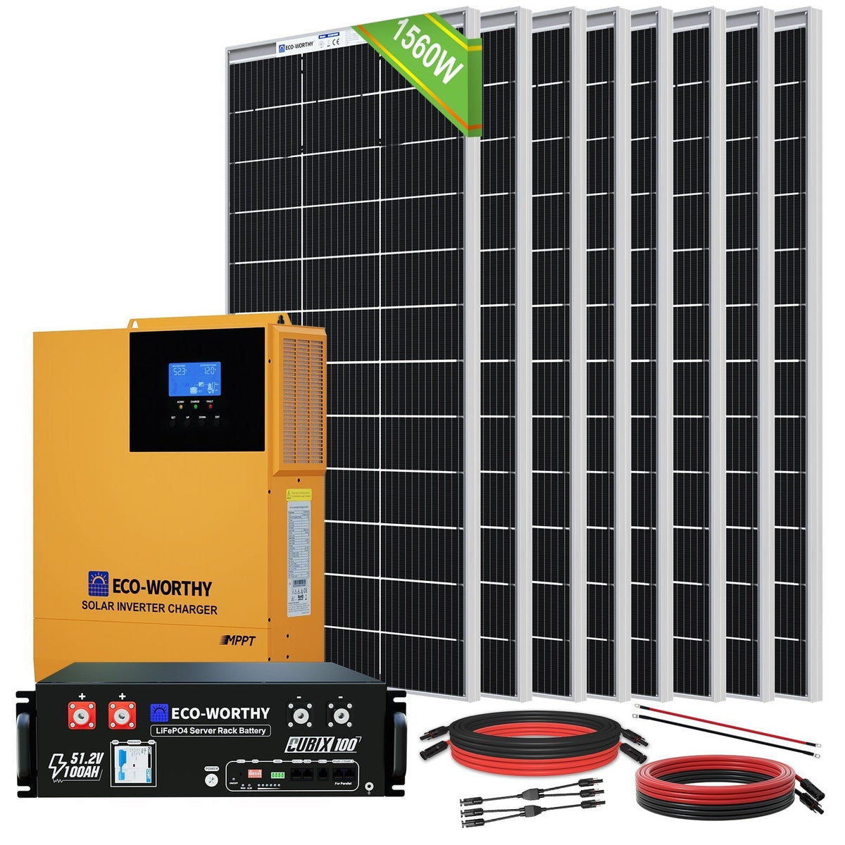 ECO-WORTHY 1560W 48V Off Grid Solar Kit