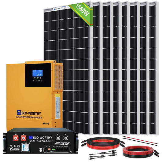 ECO-WORTHY 1560W 48V Off Grid Solar Kit