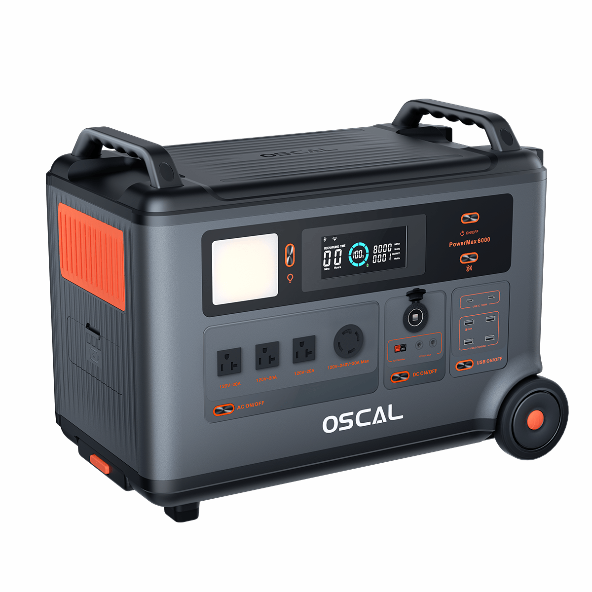 Oscal PowerMax 6000 Portable Power Station 6000W 3600Wh