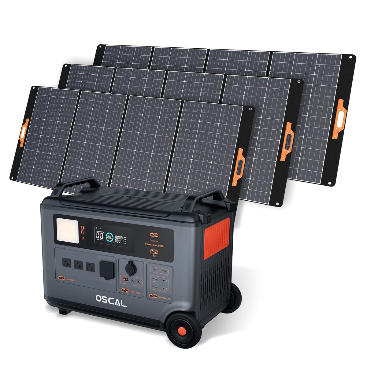 Oscal PowerMax 6000 Portable Power Station 6000W 3600Wh