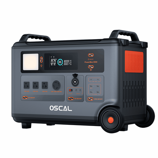 Oscal PowerMax 6000 Portable Power Station 6000W 3600Wh