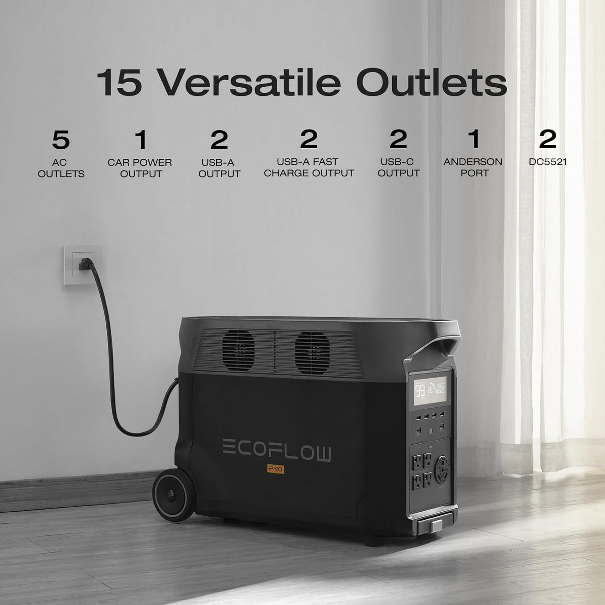 EF ECOFLOW DELTA Pro Portable Power Station 3600W 3600Wh