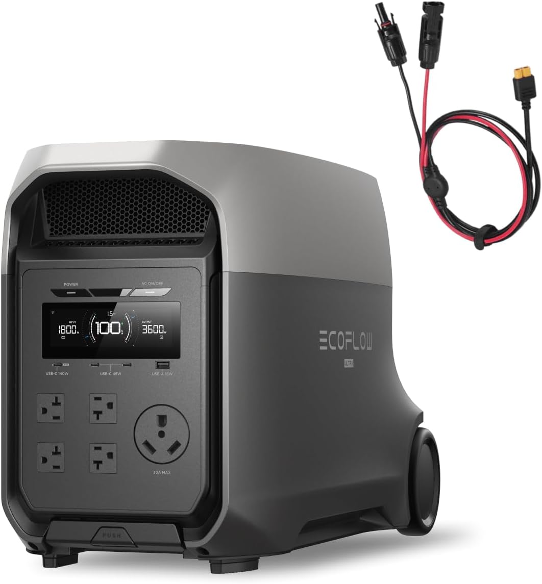 EF ECOFLOW DELTA 3 Ultra Portable Power Station 3600W 3072Wh