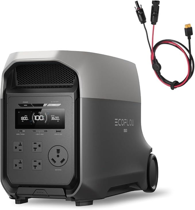 EF ECOFLOW DELTA 3 Ultra Portable Power Station 3600W 3072Wh