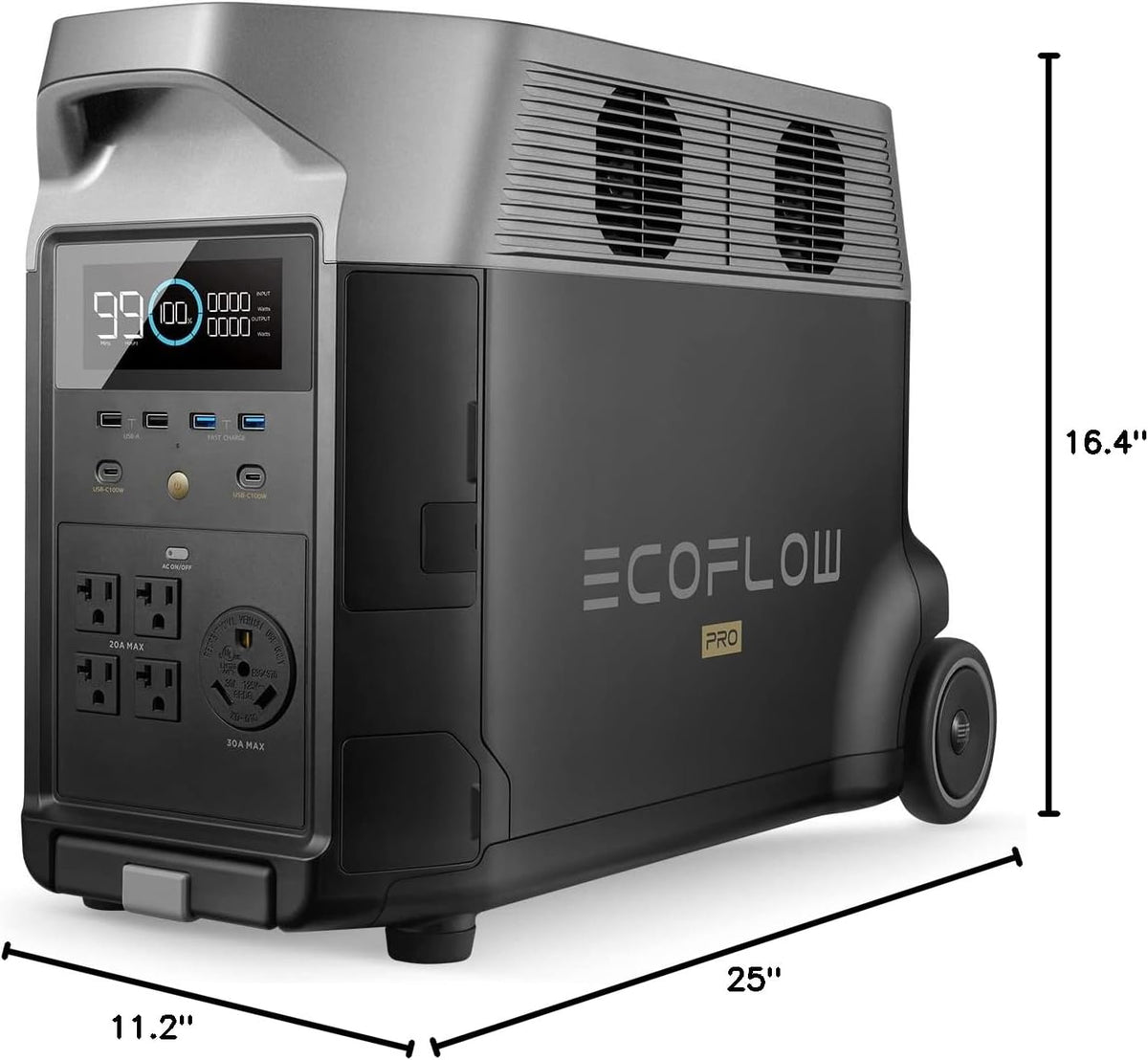 EF ECOFLOW DELTA Pro Portable Power Station 3600W 3600Wh
