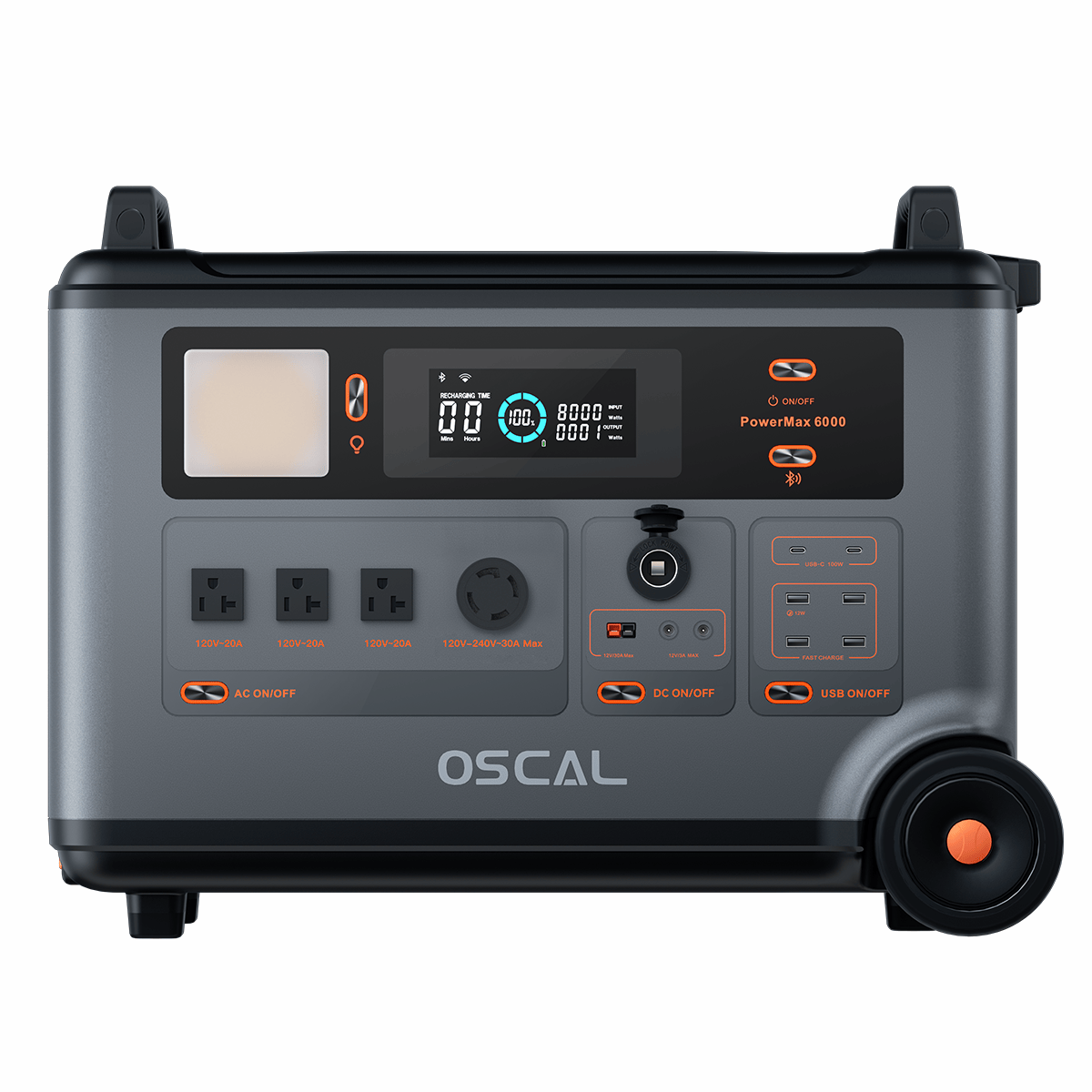 Oscal PowerMax 6000 Portable Power Station 6000W 3600Wh