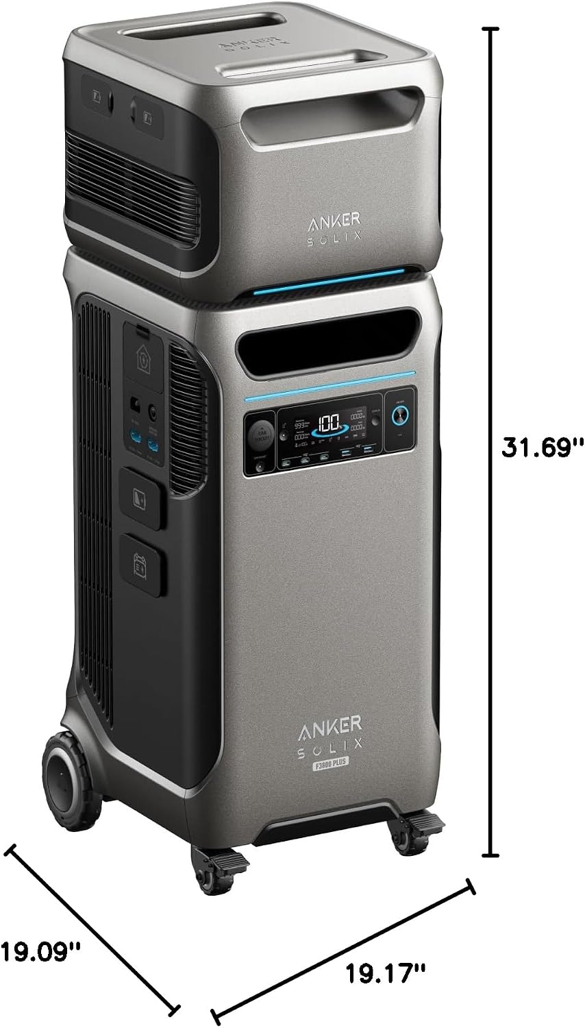 Anker SOLIX F3800 Plus Portable Power Station 6000W 7680Wh
