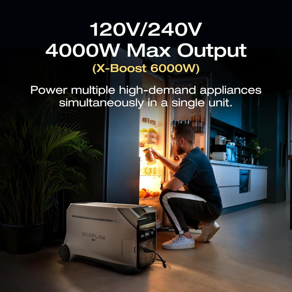 EF ECOFLOW DELTA Pro 3 Portable Power Station 4000W 4096Wh
