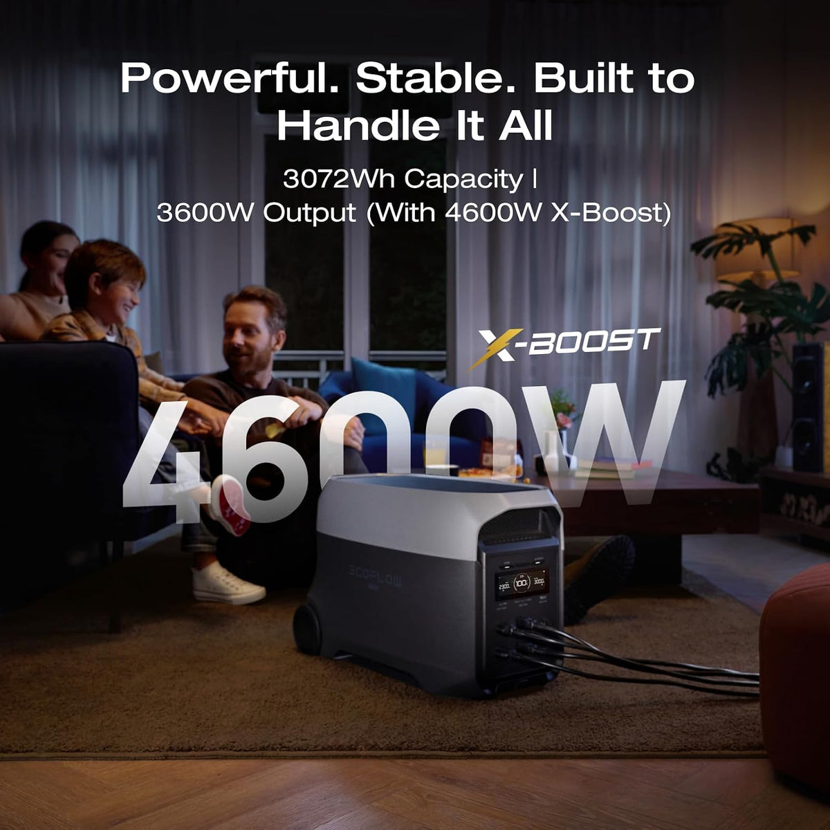 EF ECOFLOW DELTA 3 Ultra Portable Power Station 3600W 3072Wh