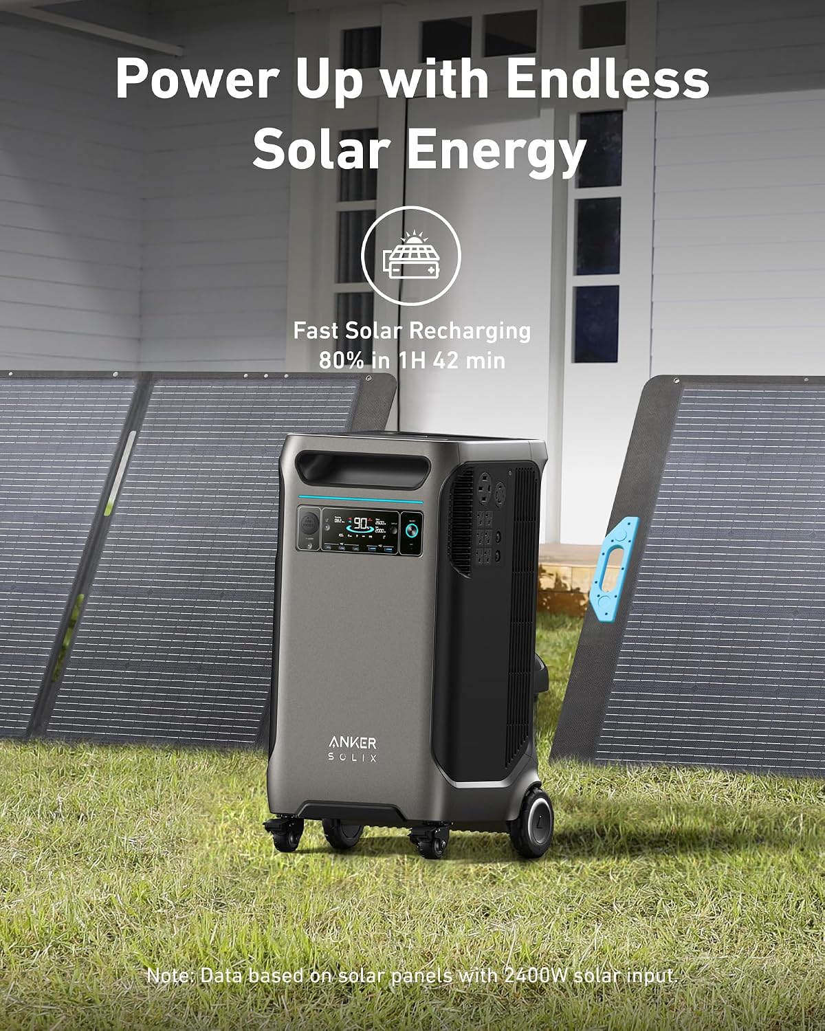 Anker SOLIX F3800 Portable Power Station 6000W 3840Wh