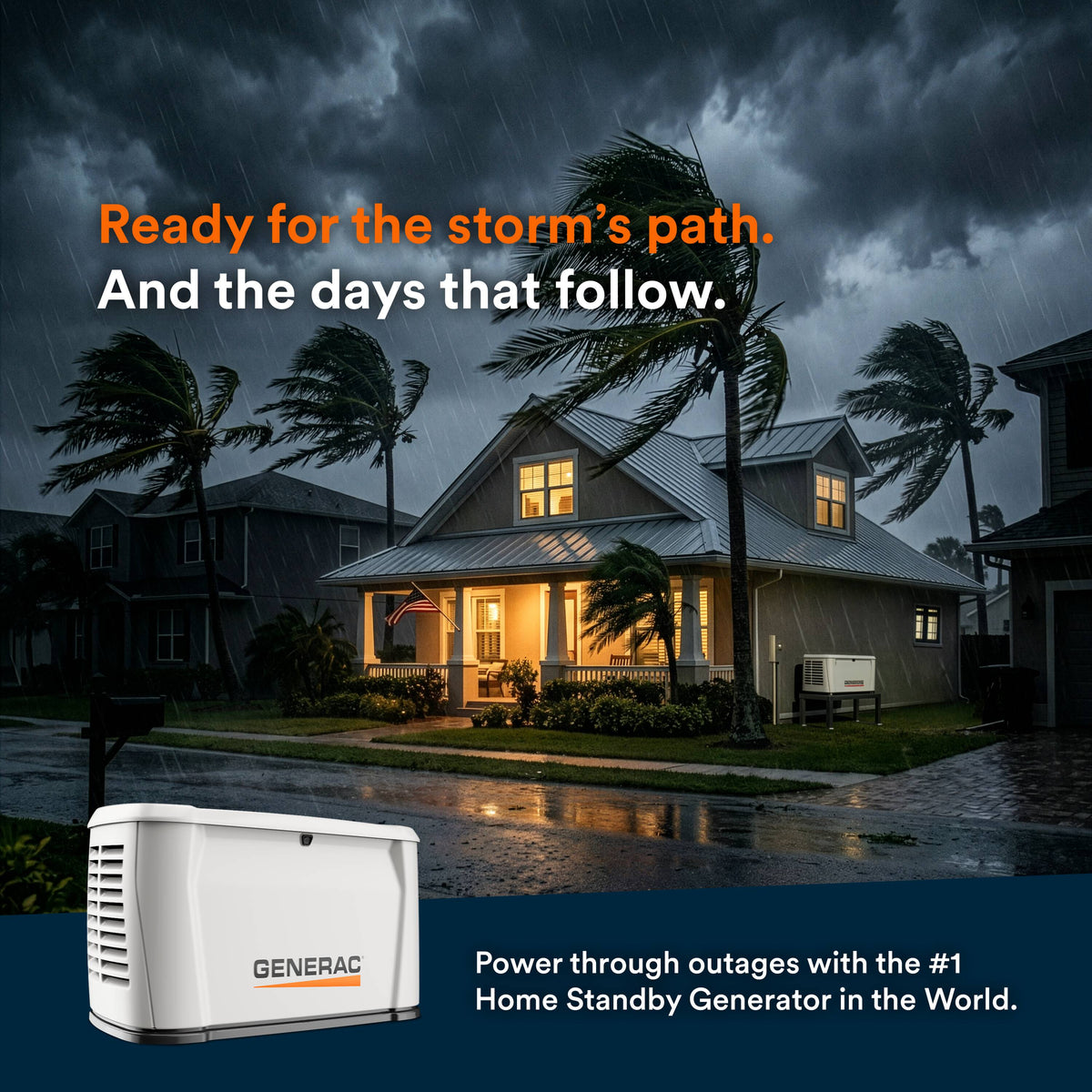 Generac 7329 Next Generation Dual Fuel Standby Generator 200A