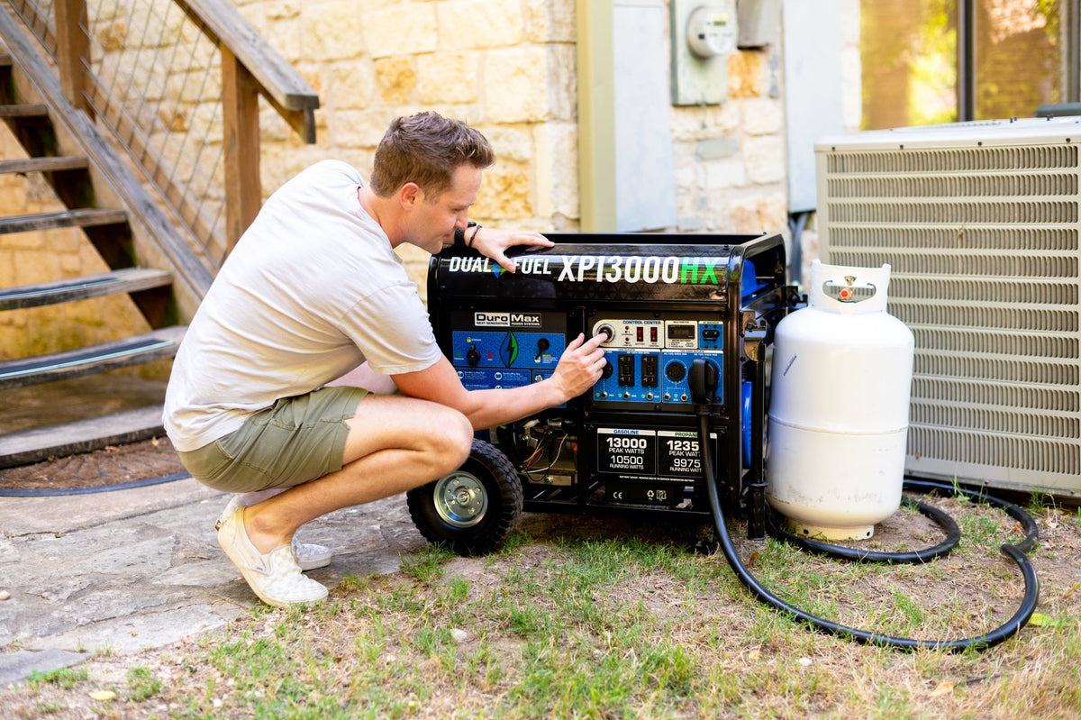 DuroMax XP13000HX Dual Fuel Portable Generator 13000W