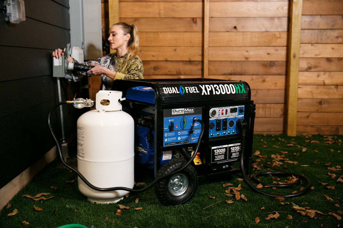 DuroMax XP13000HX Dual Fuel Portable Generator 13000W