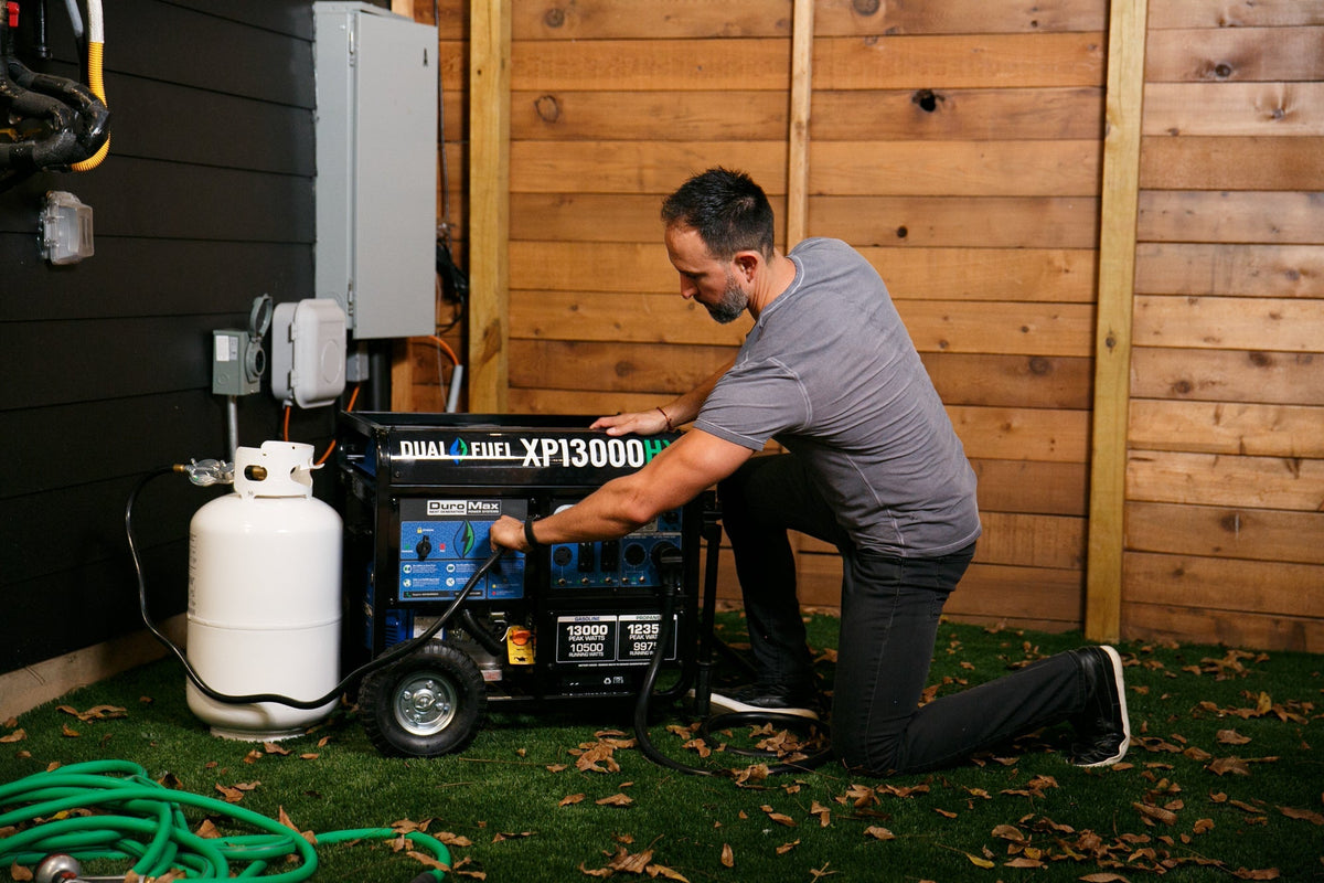 DuroMax XP13000HX Dual Fuel Portable Generator 13000W