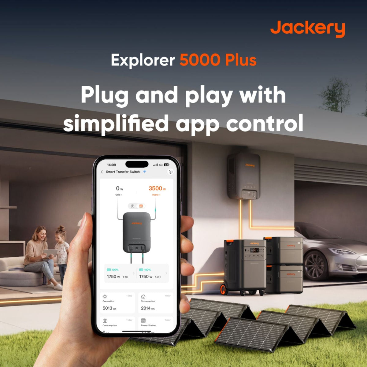 Jackery Explorer 5000 Plus Portable Power Station 7200W 5040Wh