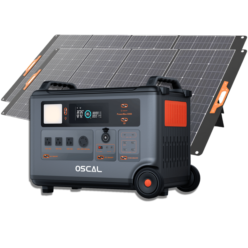 Oscal PowerMax 6000 Portable Power Station 6000W 3600Wh