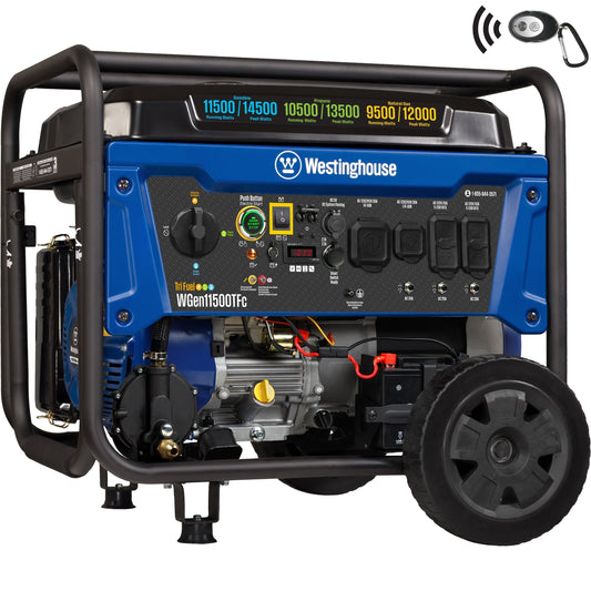 Westinghouse WGen11500TFc 11500W Tri-Fuel Portable Generator