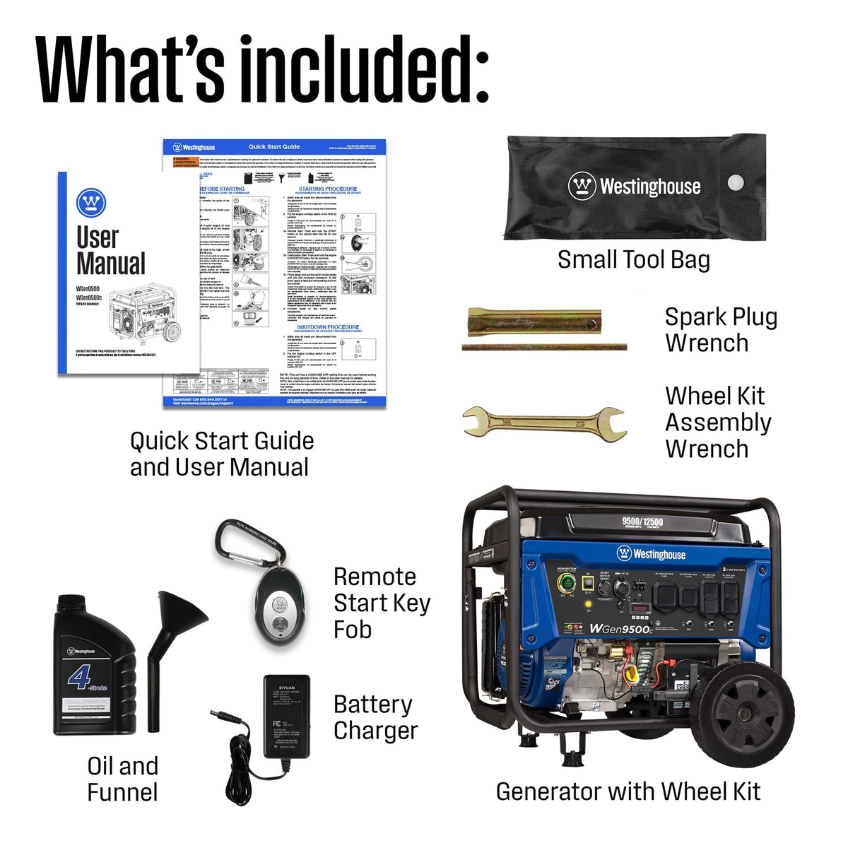 Westinghouse WGen9500c 9500W Portable Generator