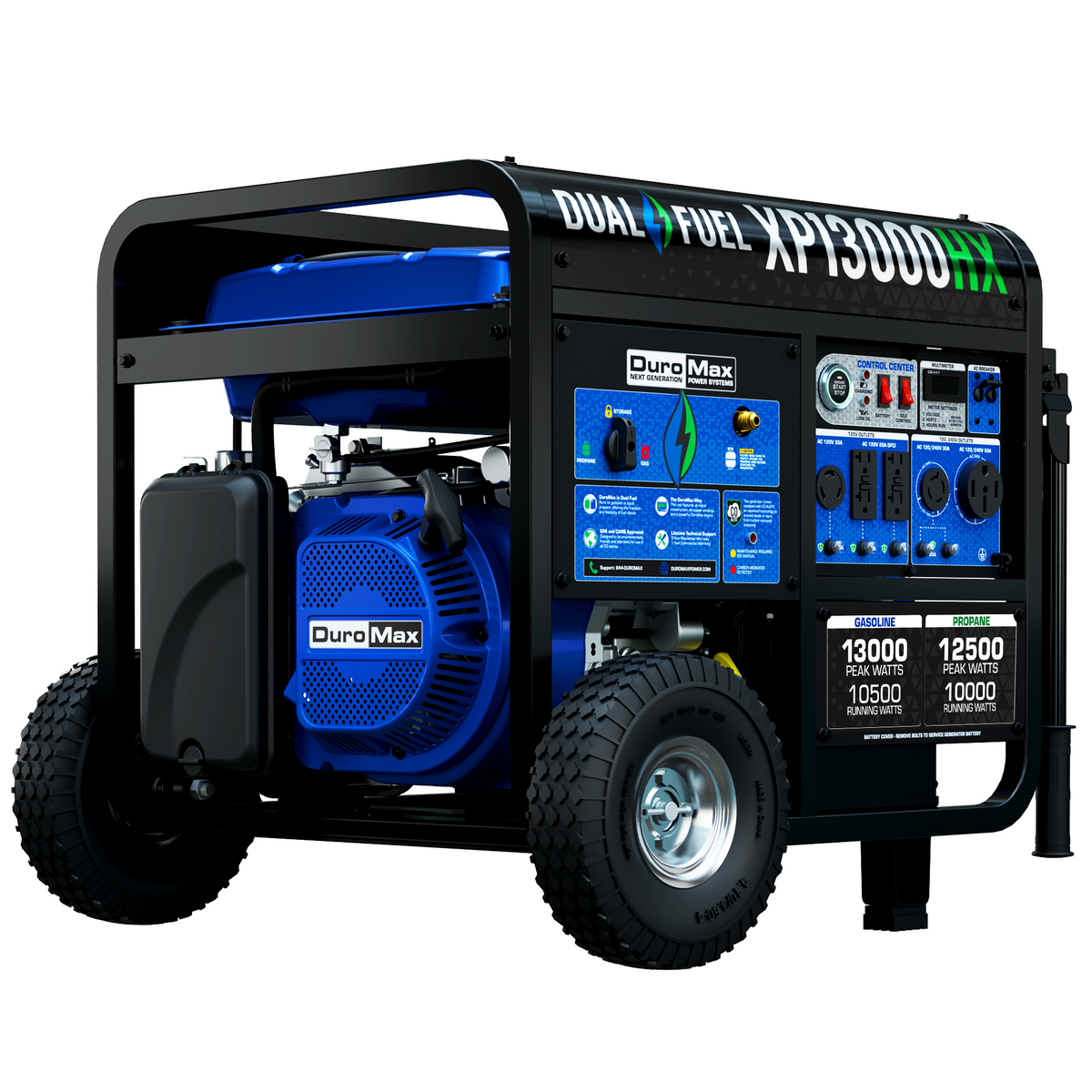 DuroMax XP13000HX Dual Fuel Portable Generator 13000W