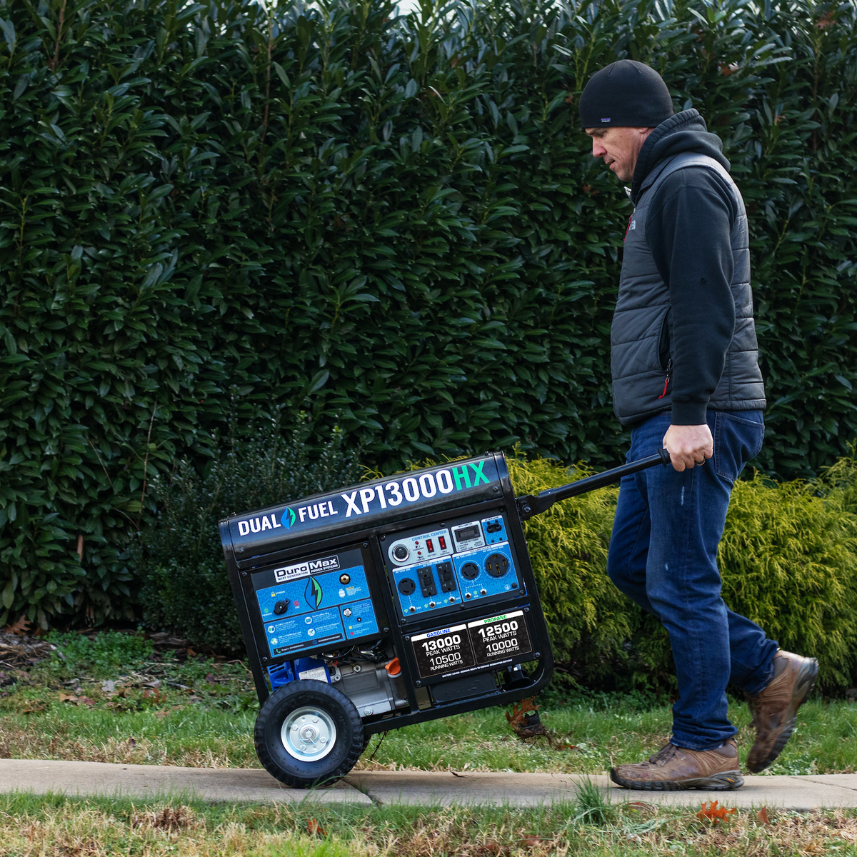 DuroMax XP13000HX Dual Fuel Portable Generator 13000W