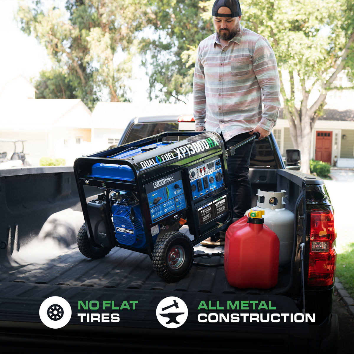 DuroMax XP13000HX Dual Fuel Portable Generator 13000W