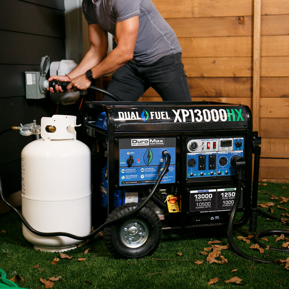 DuroMax XP13000HX Dual Fuel Portable Generator 13000W