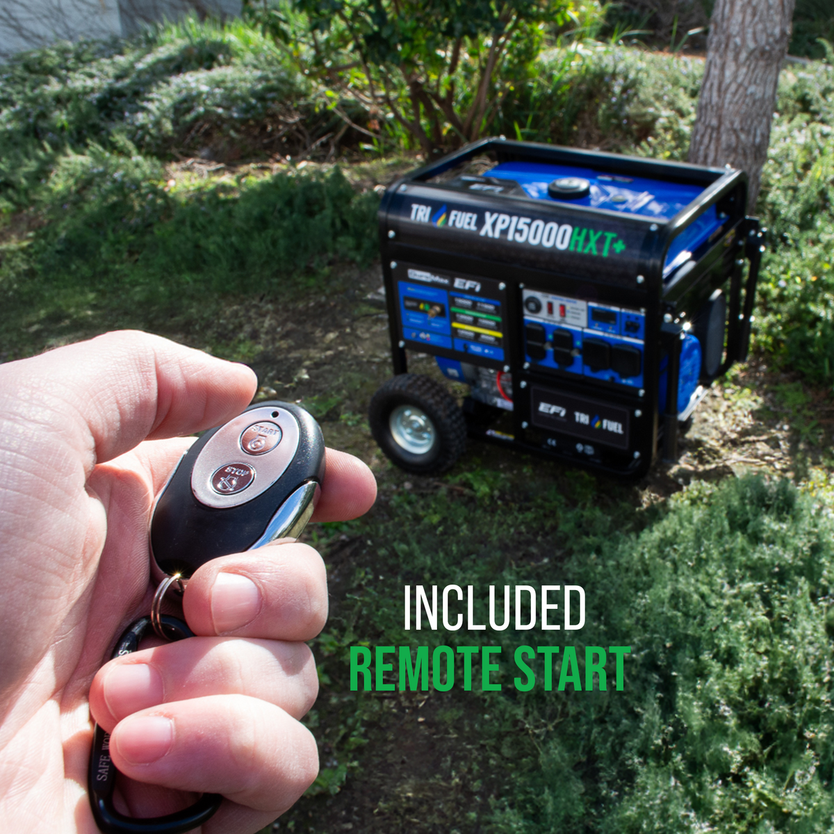 DuroMax XP15000HXT+ 15000W Tri-Fuel Portable Generator