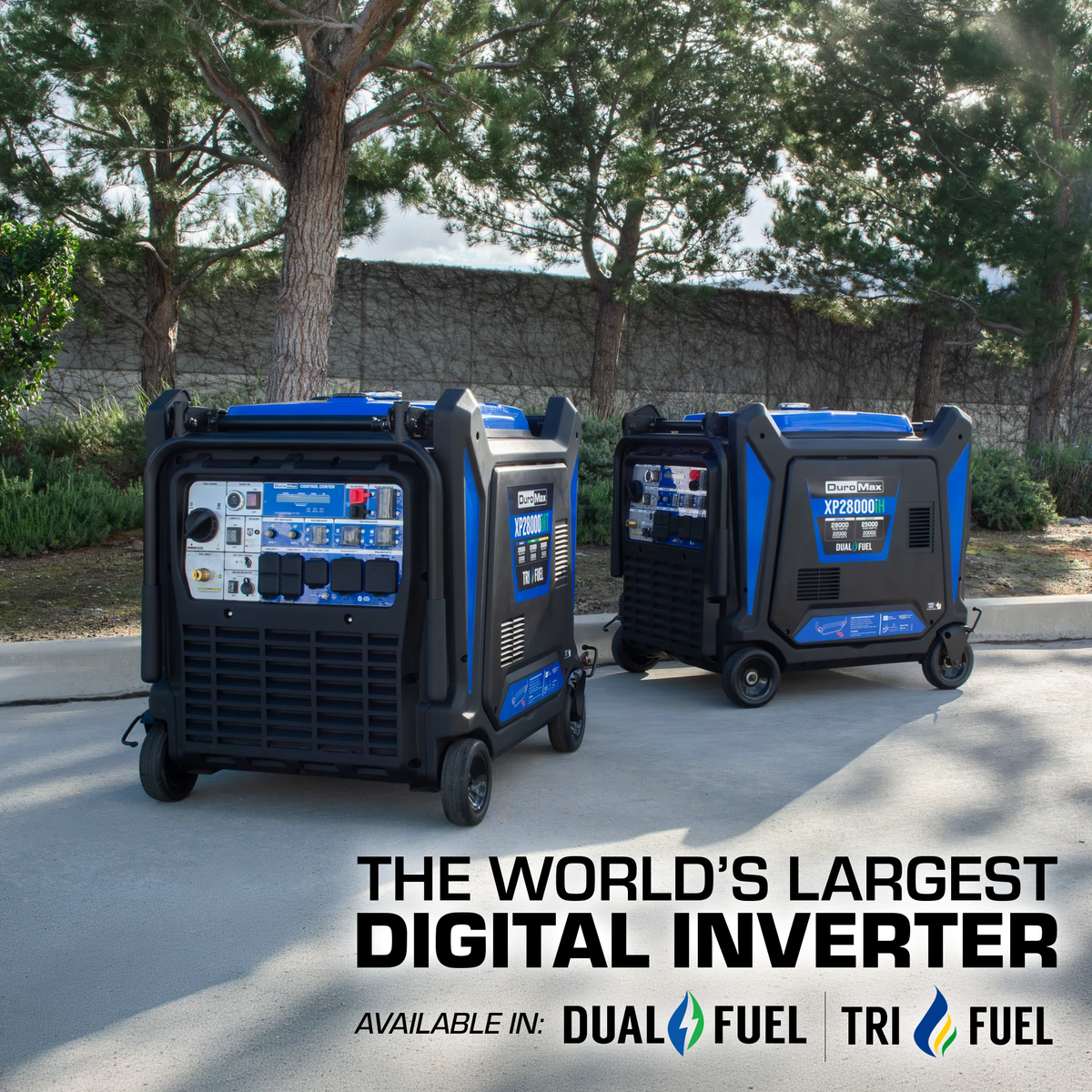 DuroMax XP28000iH Dual Fuel Portable Inverter Generator 28000W
