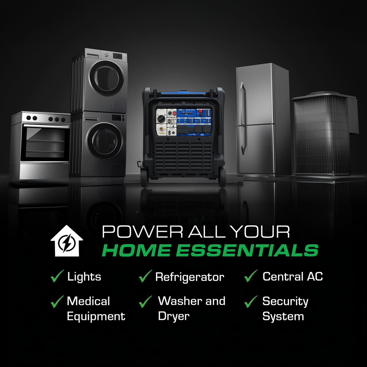 DuroMax XP28000iH Dual Fuel Portable Inverter Generator 28000W
