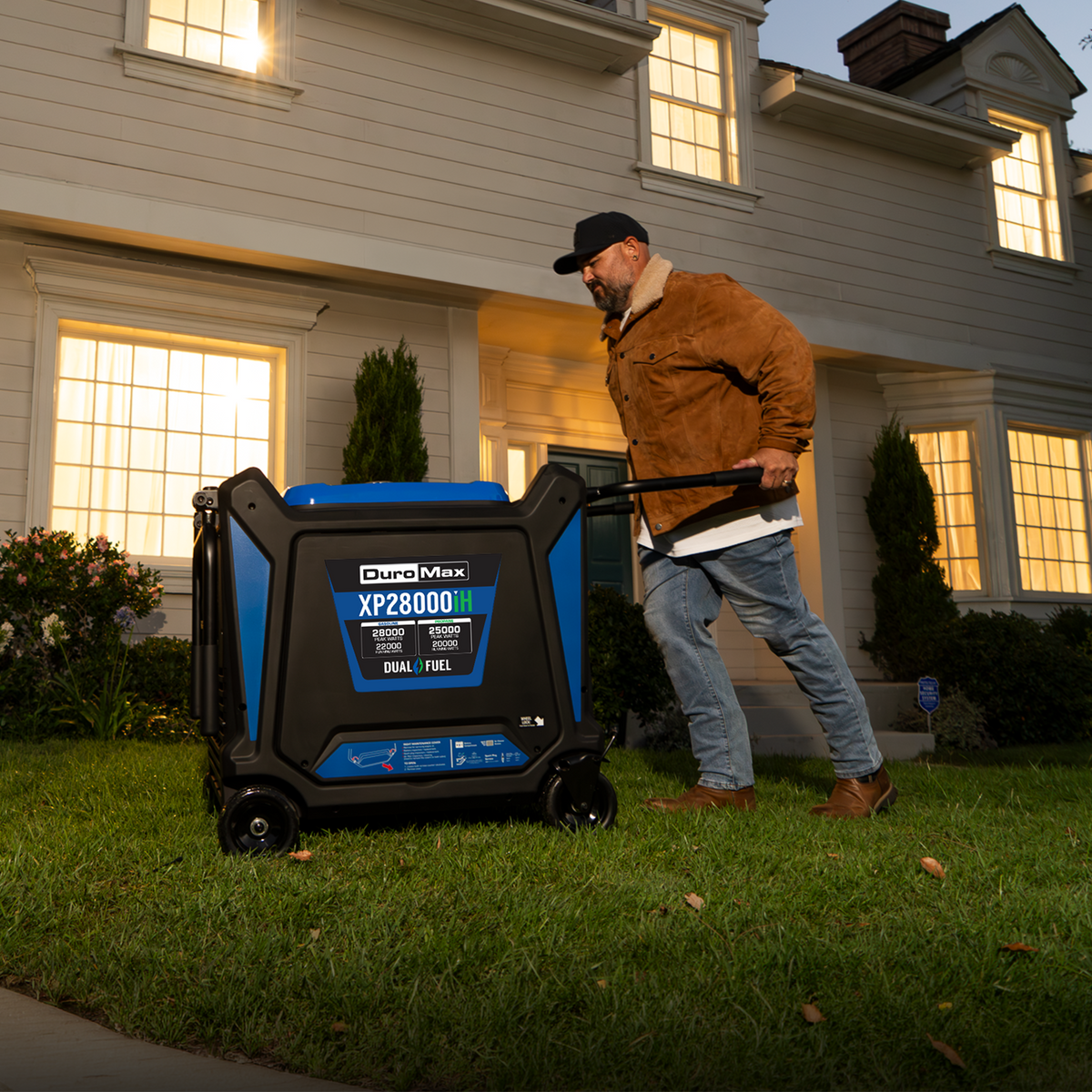 DuroMax XP28000iH Dual Fuel Portable Inverter Generator 28000W