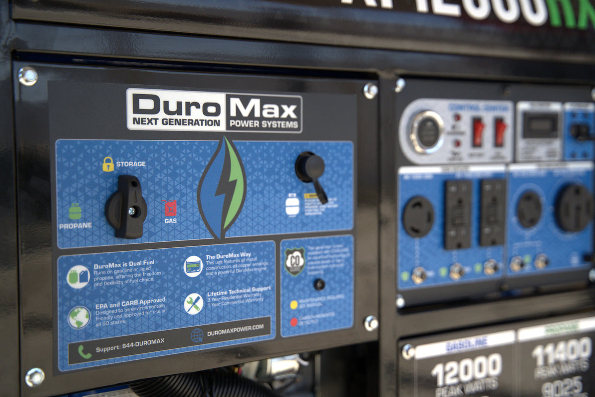 DuroMax XP13000HX Dual Fuel Portable Generator 13000W