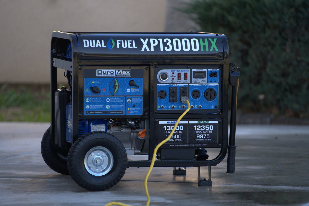DuroMax XP13000HX Dual Fuel Portable Generator 13000W