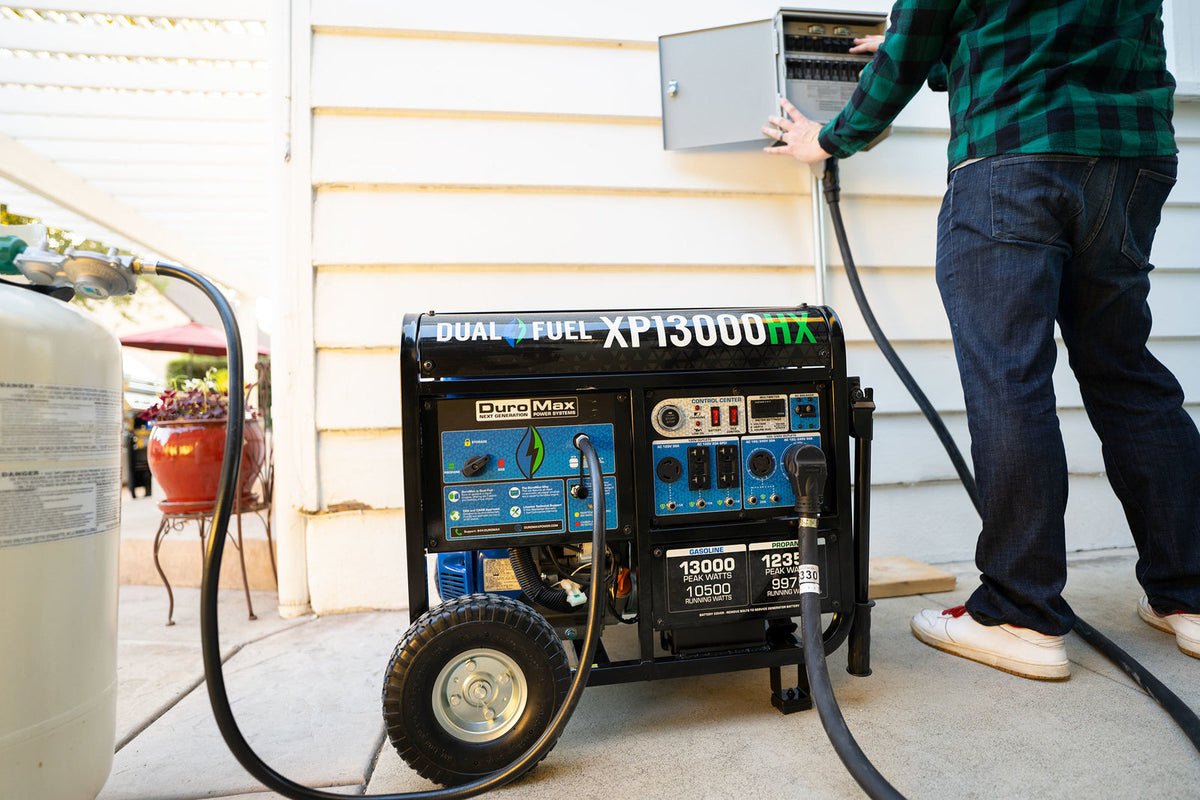 DuroMax XP13000HX Dual Fuel Portable Generator 13000W