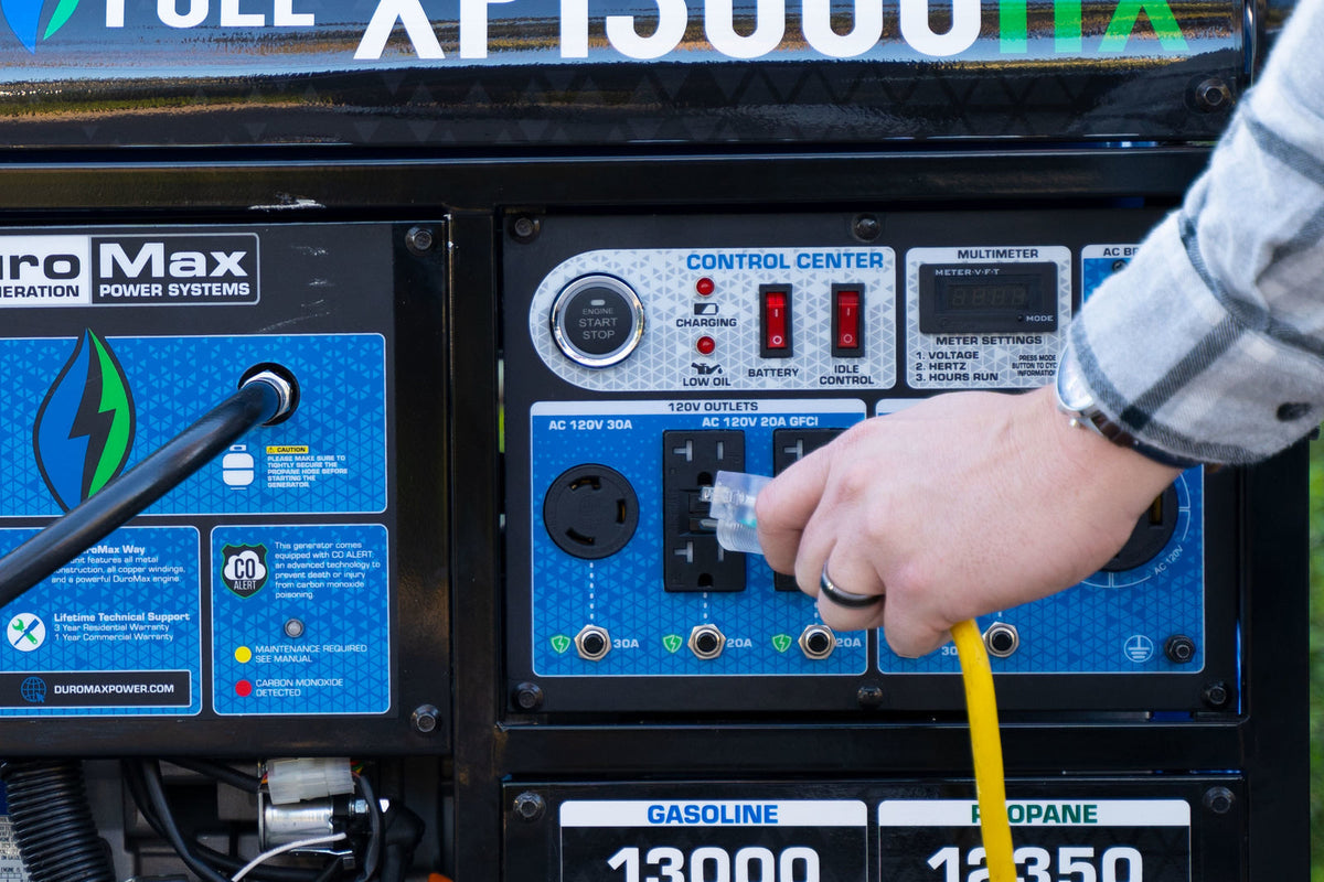 DuroMax XP13000HX Dual Fuel Portable Generator 13000W