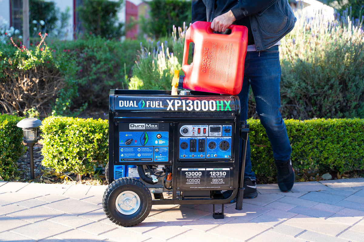 DuroMax XP13000HX Dual Fuel Portable Generator 13000W