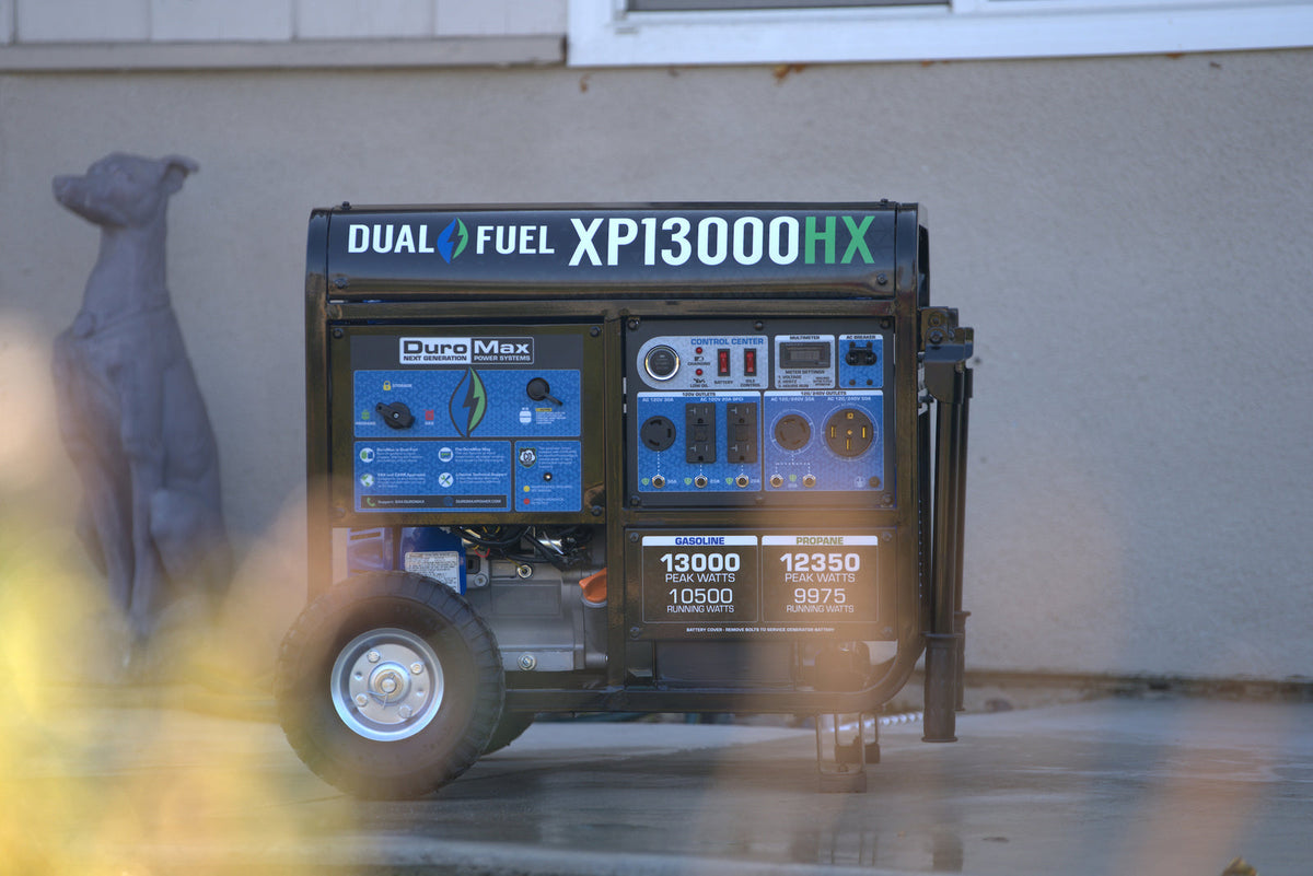 DuroMax XP13000HX Dual Fuel Portable Generator 13000W