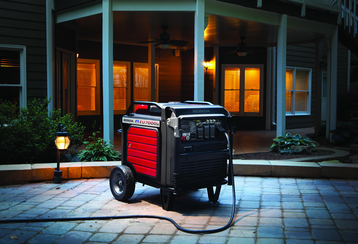 Honda EU7000iS Portable Inverter Generator 7000W Red
