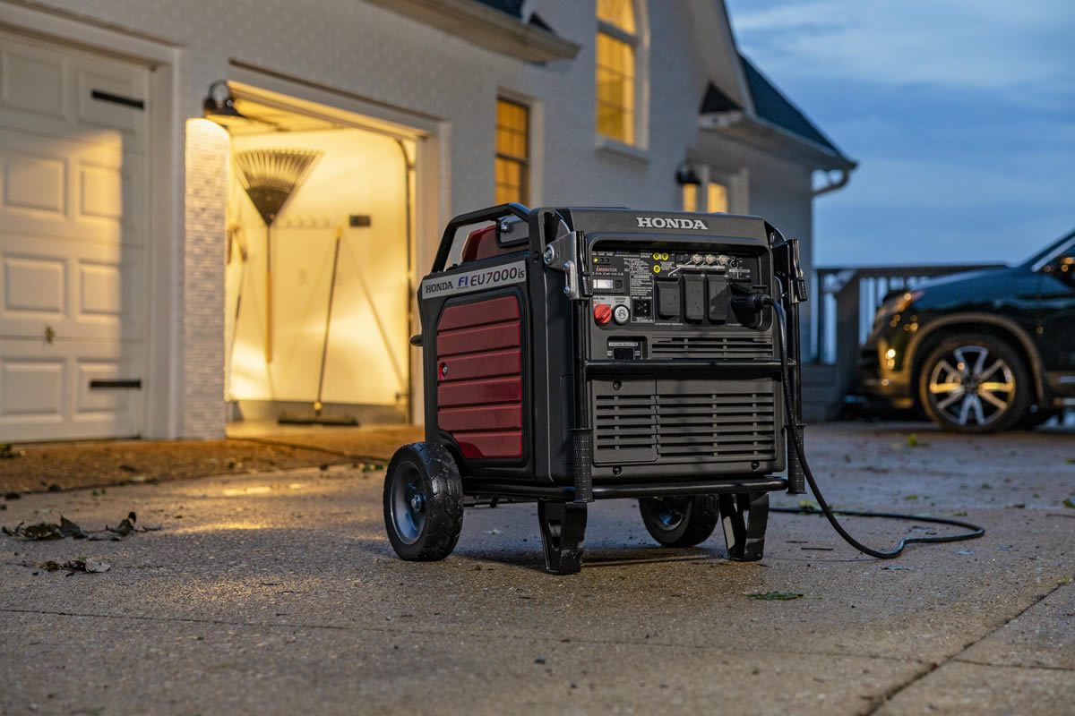 Honda EU7000iS Portable Inverter Generator 7000W Red