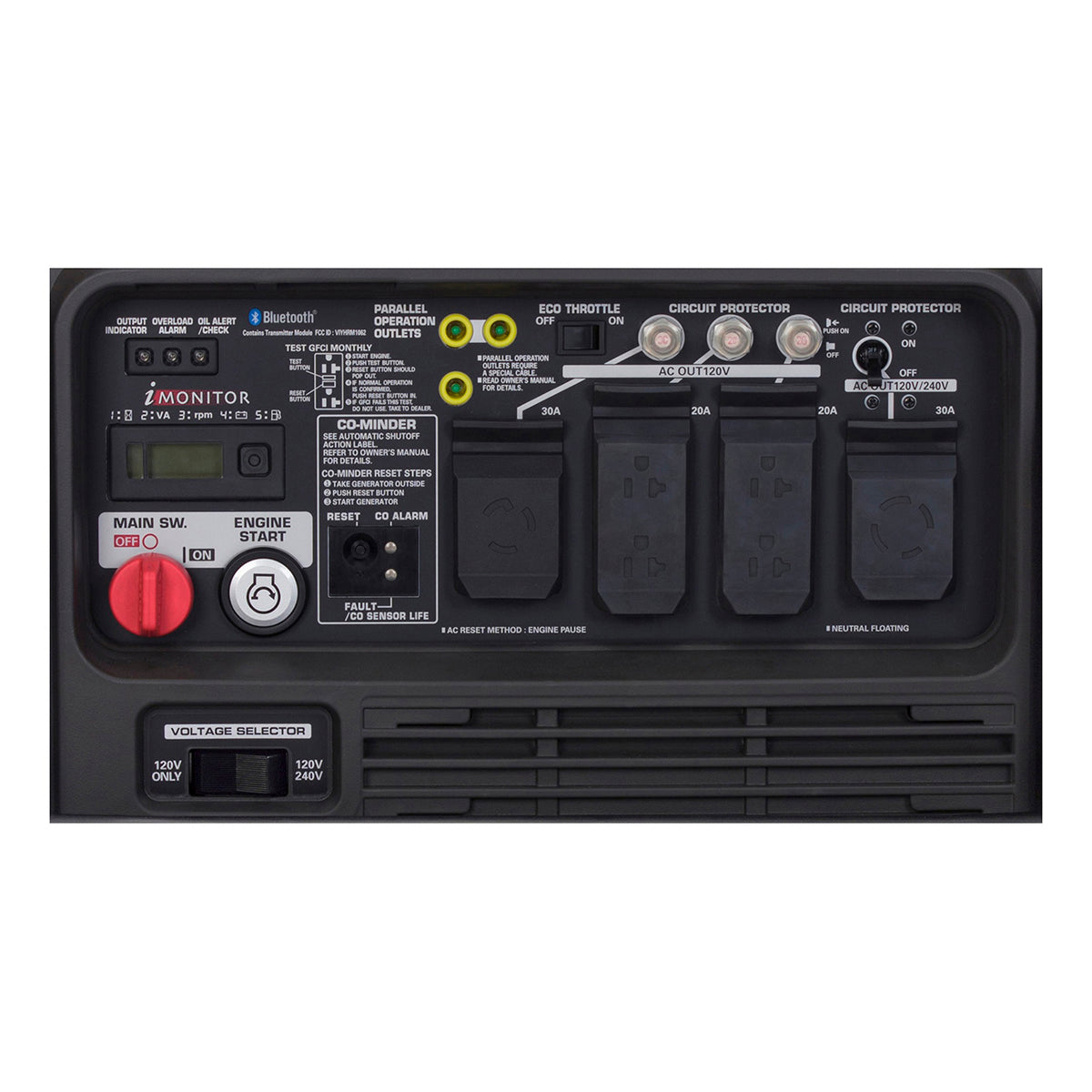 Honda EU7000iS Portable Inverter Generator 7000W Red