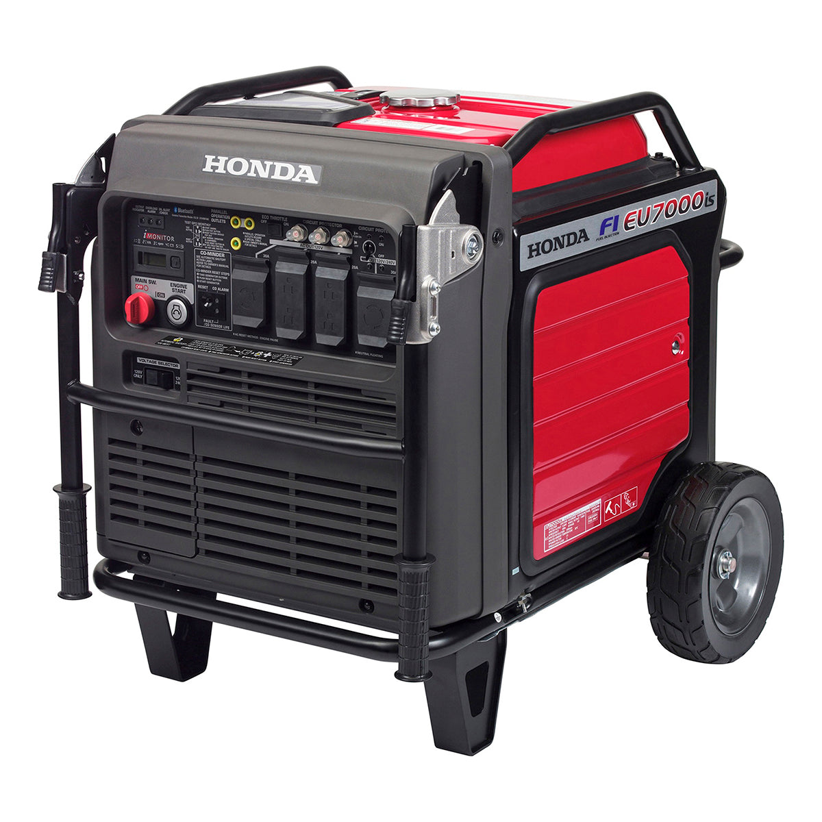 Honda EU7000iS Portable Inverter Generator 7000W Red
