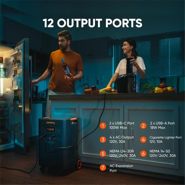 Jackery Explorer 5000 Plus 7200W Portable Power Station