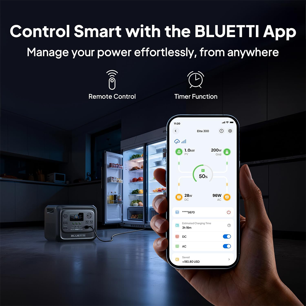 BLUETTI Elite 300 2400W Portable Power Station Generator