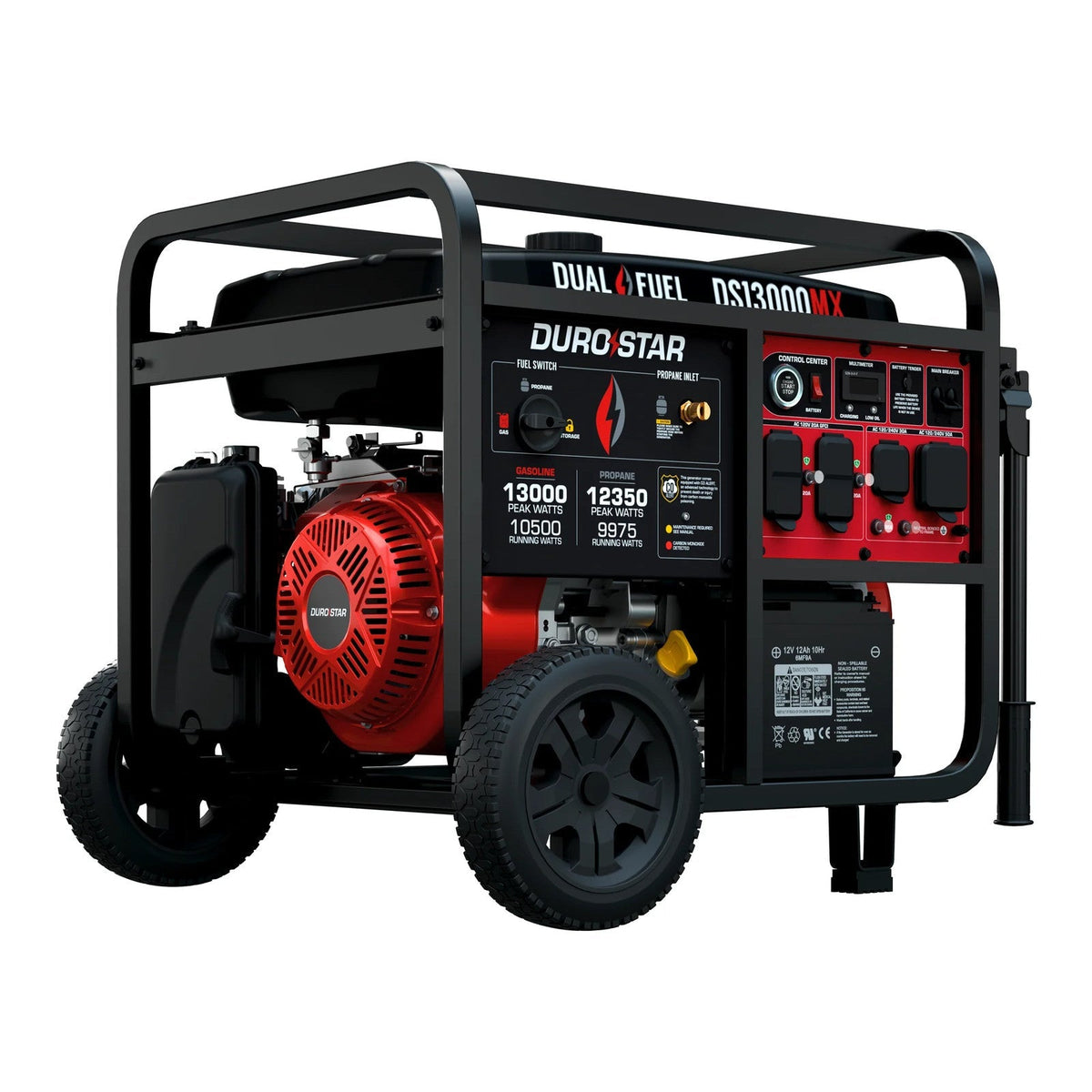 DuroStar DS13000MX 13000W Dual Fuel Portable Generator