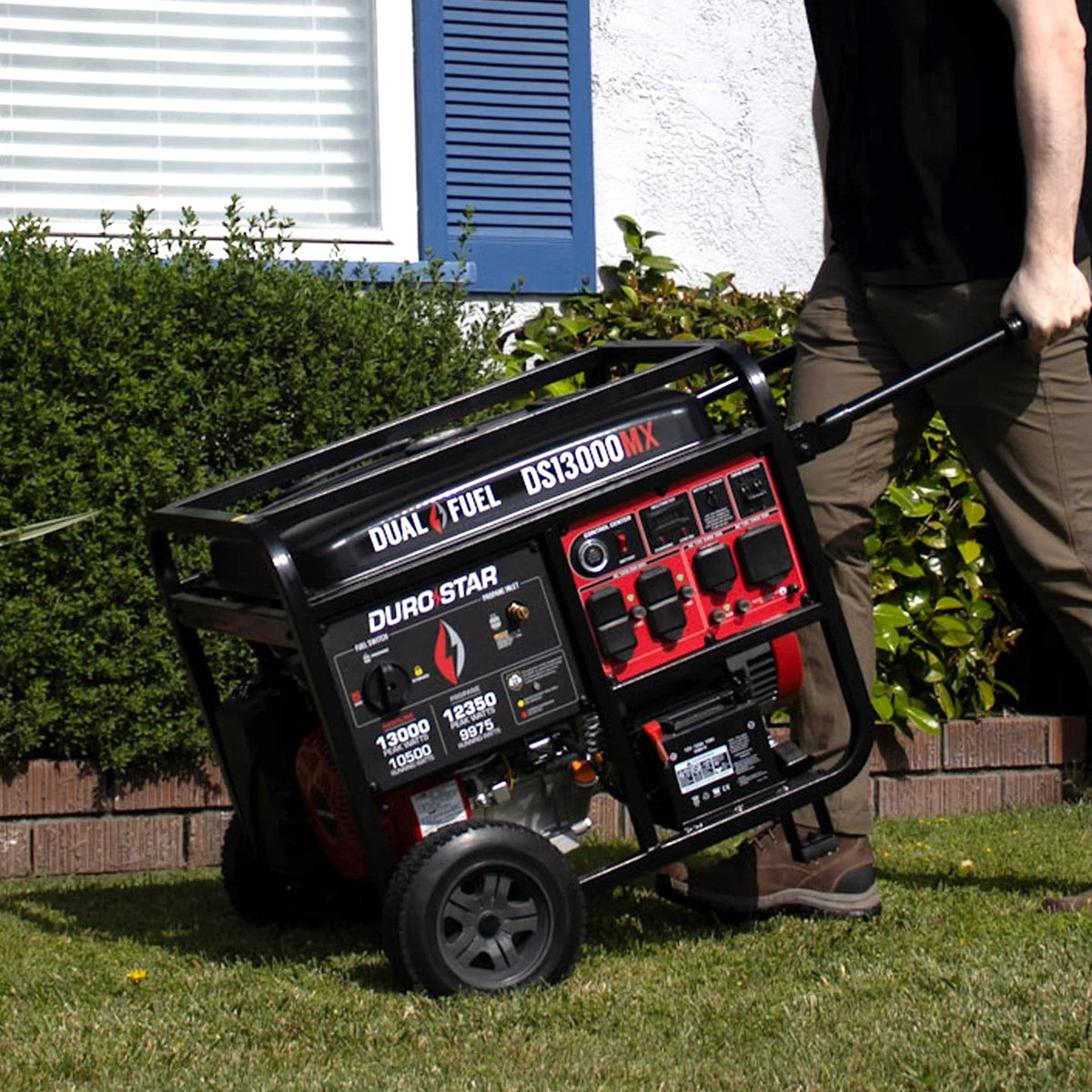 DuroStar DS13000MX 13000W Dual Fuel Portable Generator