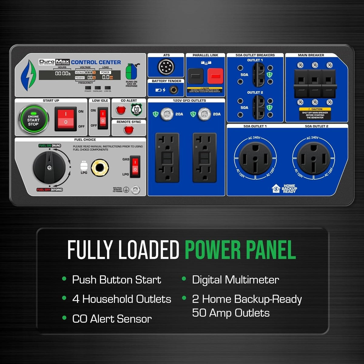 XP16000iH 16000W Dual Fuel Portable Inverter Generator